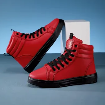 Zapatilla Bota Urbana Roja